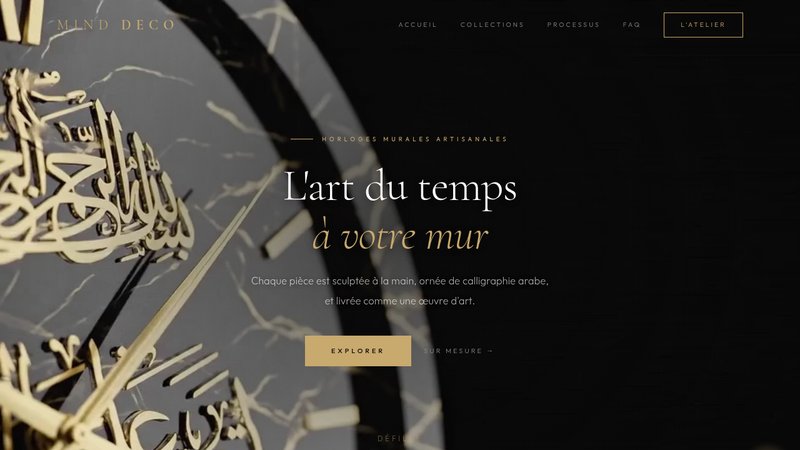 Mind Deco — ساعات حرفية